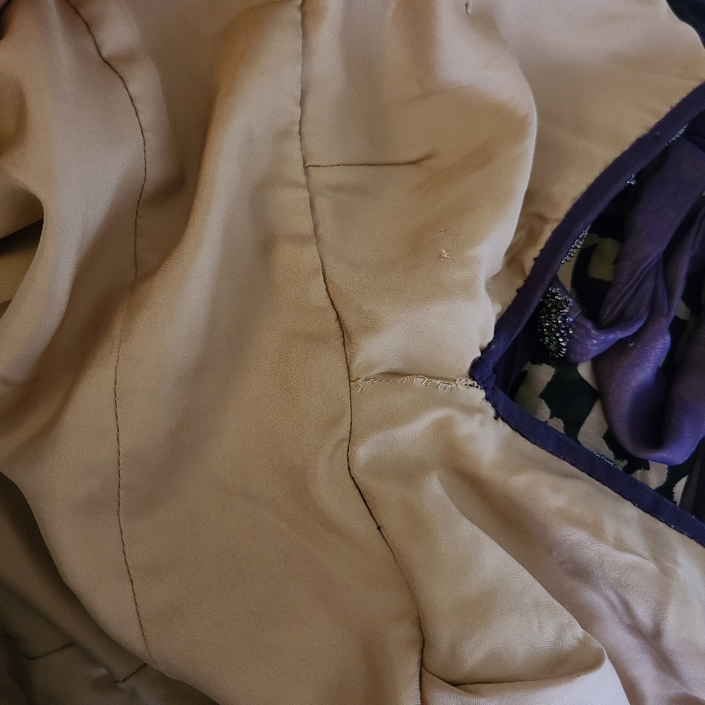 Vintage silk beaded dress - Picture 6 of 8
